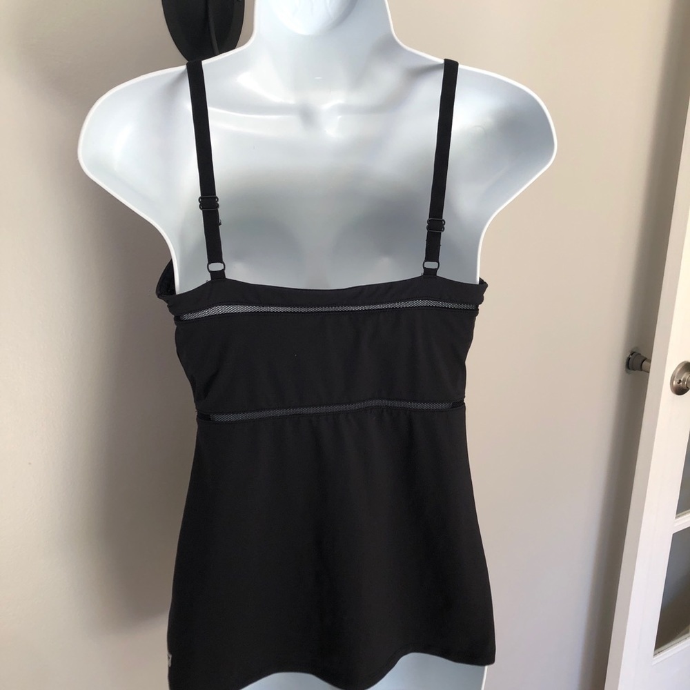 Fabletics black Brooklyn mesh workout tank top - Picture 4 of 7
